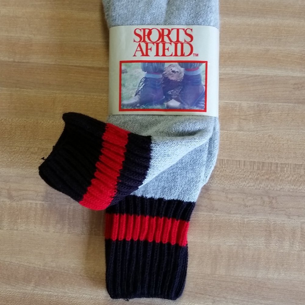 Sport AField Men's Gray Socks - Fits Size 10-13